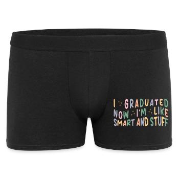 I Graduated Senior Graduation Gift Retro - Men's Boxer Shorts - black - Front