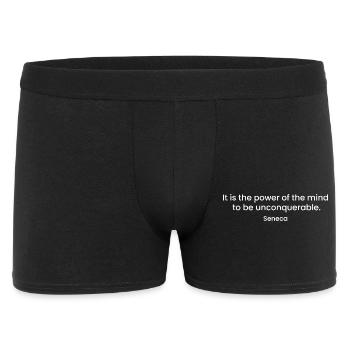 Inspirational Seneca Quote Design - Men's Boxer Shorts - black - Front