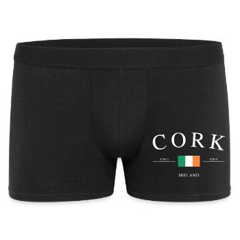 Cork, Irlande – Souvenirs et cadeaux de vacances - Boxer Homme - noir - Devant