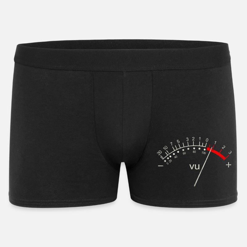 Retro-VU-Messgerät - Männer Boxer Shorts - Schwarz