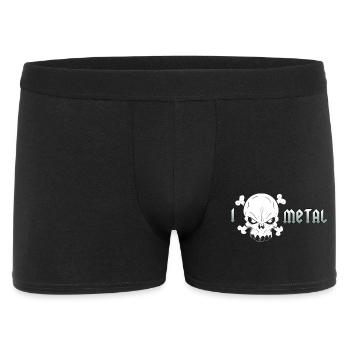 Crâne en métal extrême - Boxer Homme - noir - Devant