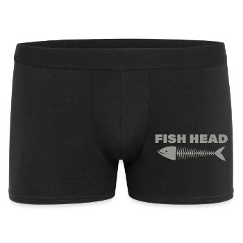 tête de poisson - Boxer Homme - noir - Devant