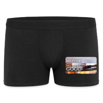 The only needle that makes me feel good - Men's Boxer Shorts - black - Front