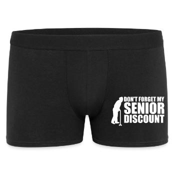 N’oubliez pas ma réduction senior Older S - Boxer Homme - noir - Devant