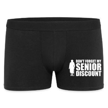 N’oubliez pas ma réduction senior Older S - Boxer Homme - noir - Devant