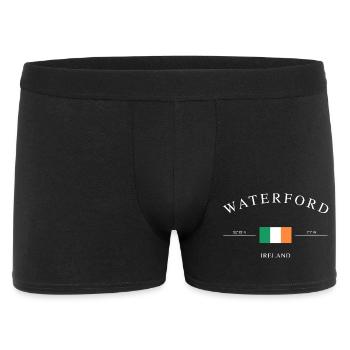 Waterford Irland – Urlaub Souvenir & Geschenk - Männer Boxer Shorts - Schwarz - Vorne