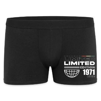 Cadeau d’anniversaire 1971 - Millésime 1971, 54ème naissance - Boxer Homme - noir - Devant