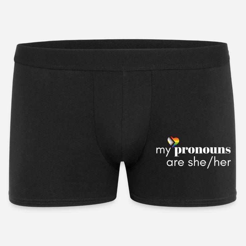 L’amour est l’amour - Progress Pride Heart - Boxer Homme - noir