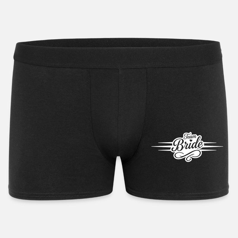 Team Bride - Men's Boxer Shorts - black