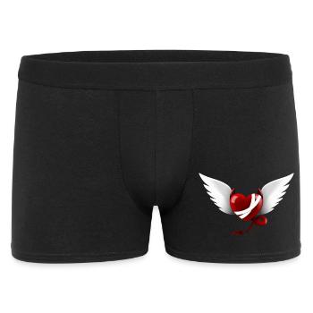 Heart Devil Angel Design Gift - Men's Boxer Shorts - black - Front