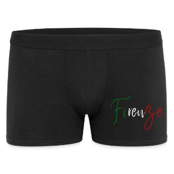 Ich liebe Florence, elegantes minimalistisches Design - Männer Boxer Shorts - Schwarz - Vorne