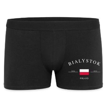 Białystok Poland – Holiday Souvenir & Gift - Men's Boxer Shorts - black - Front