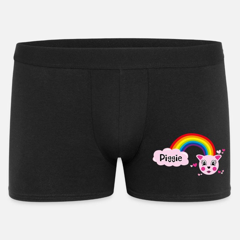 Piggie mimi von Helfspawn - Männer Boxer Shorts - Schwarz