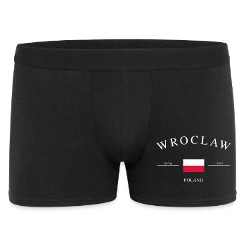 Wrocław Poland – Holiday Souvenir & Gift - Men's Boxer Shorts - black - Front