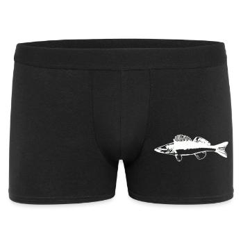 Poisson avec mouvement de l’eau - Boxer Homme - noir - Devant