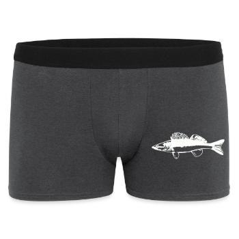 Fish with water movement - Men's Boxer Shorts - charcoal grey - Front