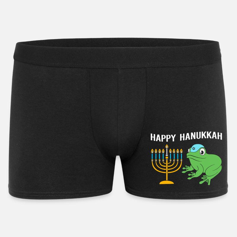 Hanoukka Hanoukka Hanoukka Grenouille - Boxer Homme - noir