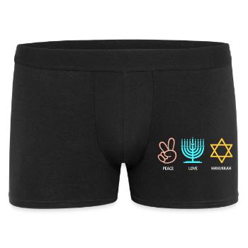 Hanoukka Hanoukka Hanoucca - Boxer Homme - noir - Devant