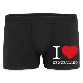 J’adore la Nouvelle-Zélande - Boxer Homme - noir - Devant