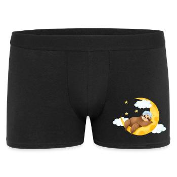 Sloth on the Moon - Men's Boxer Shorts - black - Front
