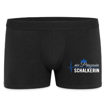 Nix Prinzessin - Schalkerin - ECG Pulse Cadeau - Boxer Homme - noir - Devant