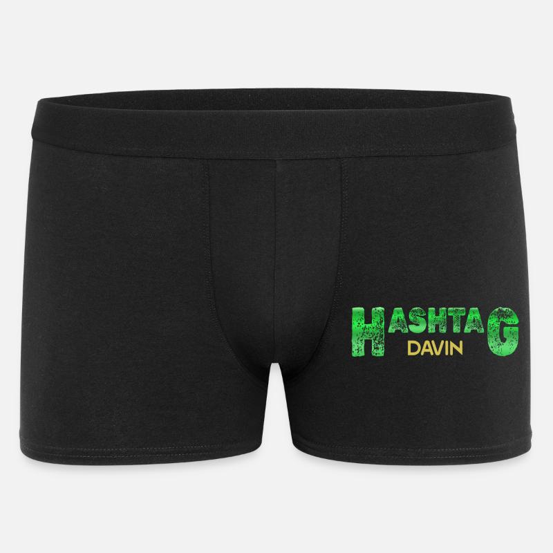 Davin Davin - Men's Boxer Shorts - black
