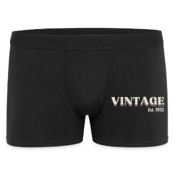 Vintage 1972 Retro - Men's Boxer Shorts - black - Front