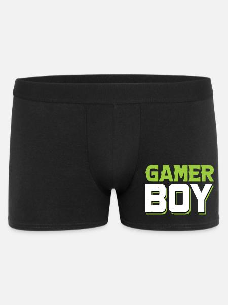Garçon joueur - Boxer Homme - noir