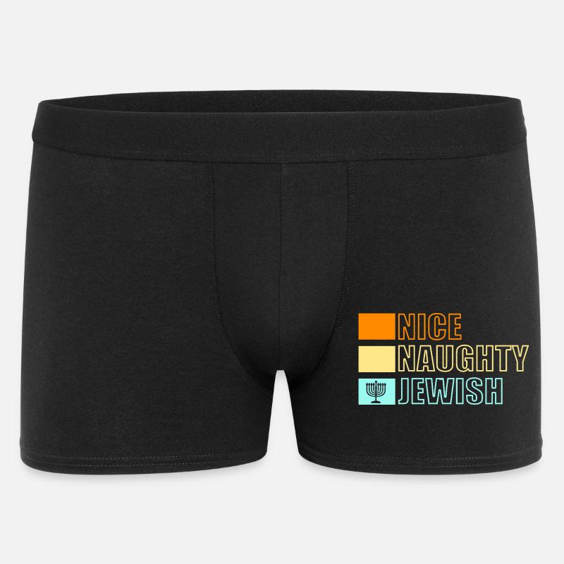 Hanukkah Chanukkah Hanukah - Männer Boxer Shorts - Schwarz