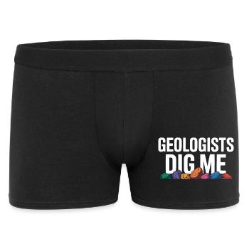 Rock Collecting Rockhound Rock Collector Geology - Men's Boxer Shorts - black - Front