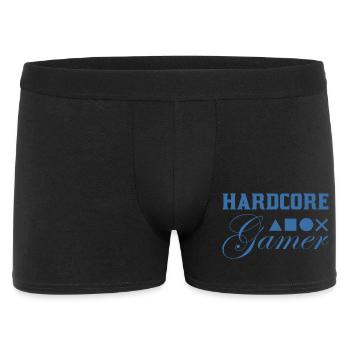 Hardcore Gamer Geometry Blue - Men's Boxer Shorts - black - Front
