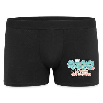 La team des morues mascottes nautiques - Boxer Homme - noir - Devant