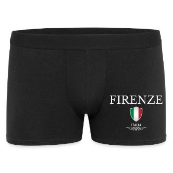 Florence Italie, j’adore Florence - Boxer Homme - noir - Devant