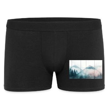 Mountains Vintage - Men's Boxer Shorts - black - Front