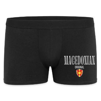 Original macédonien, j’adore la Macédoine - Boxer Homme - noir - Devant