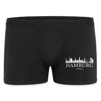 Hamburg Skyline, Hamburg Germany - Men's Boxer Shorts - black - Front