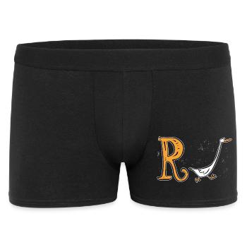 Pension Duck - Retirement - Pension - Men's Boxer Shorts - black - Front