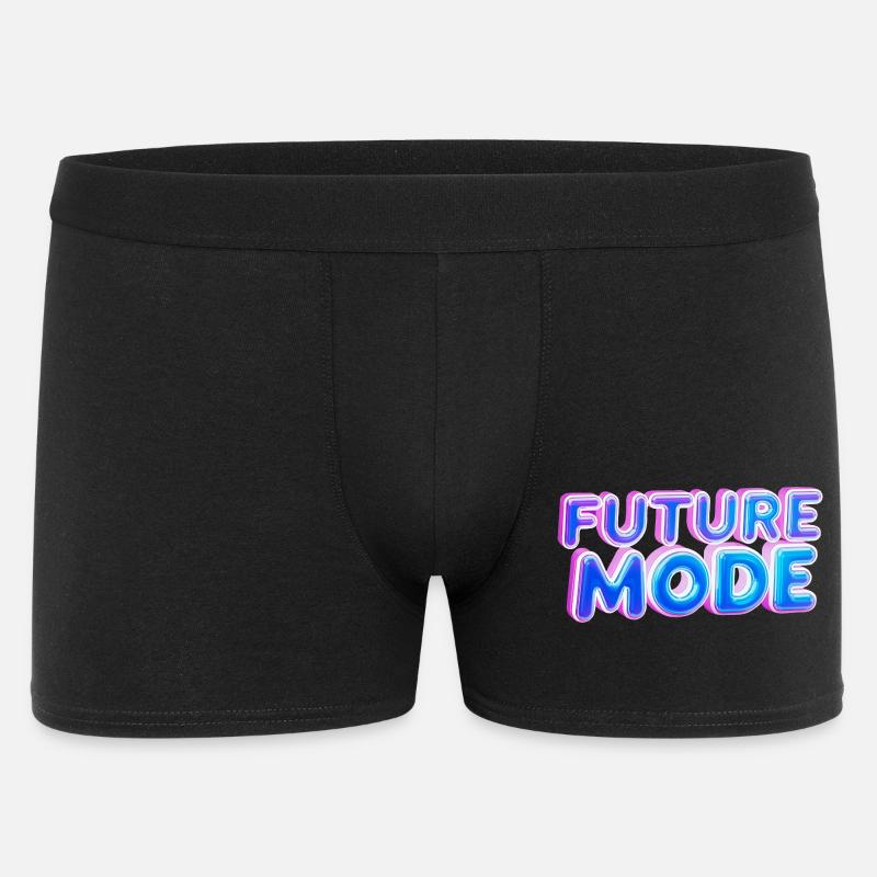Future Mode Neon Licht - Männer Boxer Shorts - Schwarz
