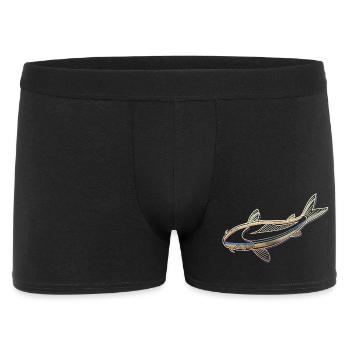 Iridescent Koi Fish – Colorful and Elegant - Men's Boxer Shorts - black - Front