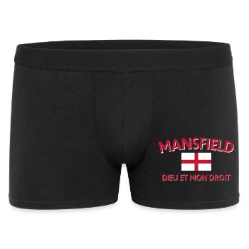Mansfield English Flag The Right of God - Men's Boxer Shorts - black - Front