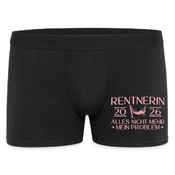 Retraité 2026 - Congé de collègue Pension - Boxer Homme - noir - Devant