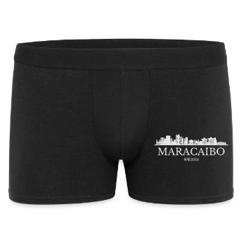 Maracaibo Skyline, Maracaibo Venezuela - Männer Boxer Shorts - Schwarz - Vorne