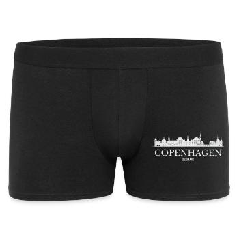 Copenhagen skyline, I love Copenhagen - Men's Boxer Shorts - black - Front