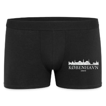 Copenhagen Skyline, Copenhagen Denmark - Men's Boxer Shorts - black - Front