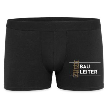 Construction Supervisor – Funny Construction Worker Pun - Men's Boxer Shorts - black - Front