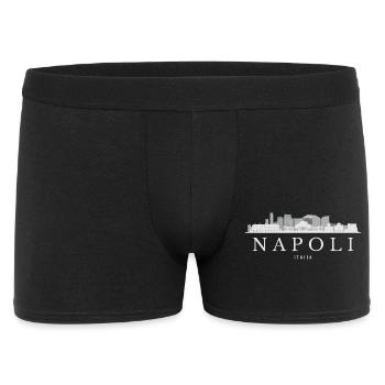 Naples Skyline, Naples Italy - Men's Boxer Shorts - black - Front