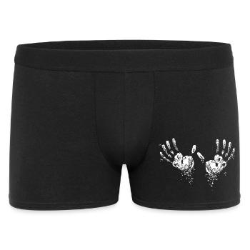 Craie Empreinte de main Craie - Bloc / Escalade / Salle de sport - Boxer Homme - noir - Devant