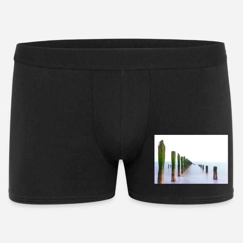 Langzeitbelichtungs-Spurn-Punkt - Männer Boxer Shorts - Schwarz