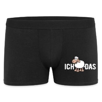 I SHEEP that - word play with sheep - Men's Boxer Shorts - black - Front