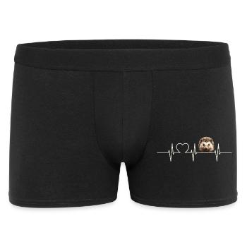 Hedgehog - Men's Boxer Shorts - black - Front